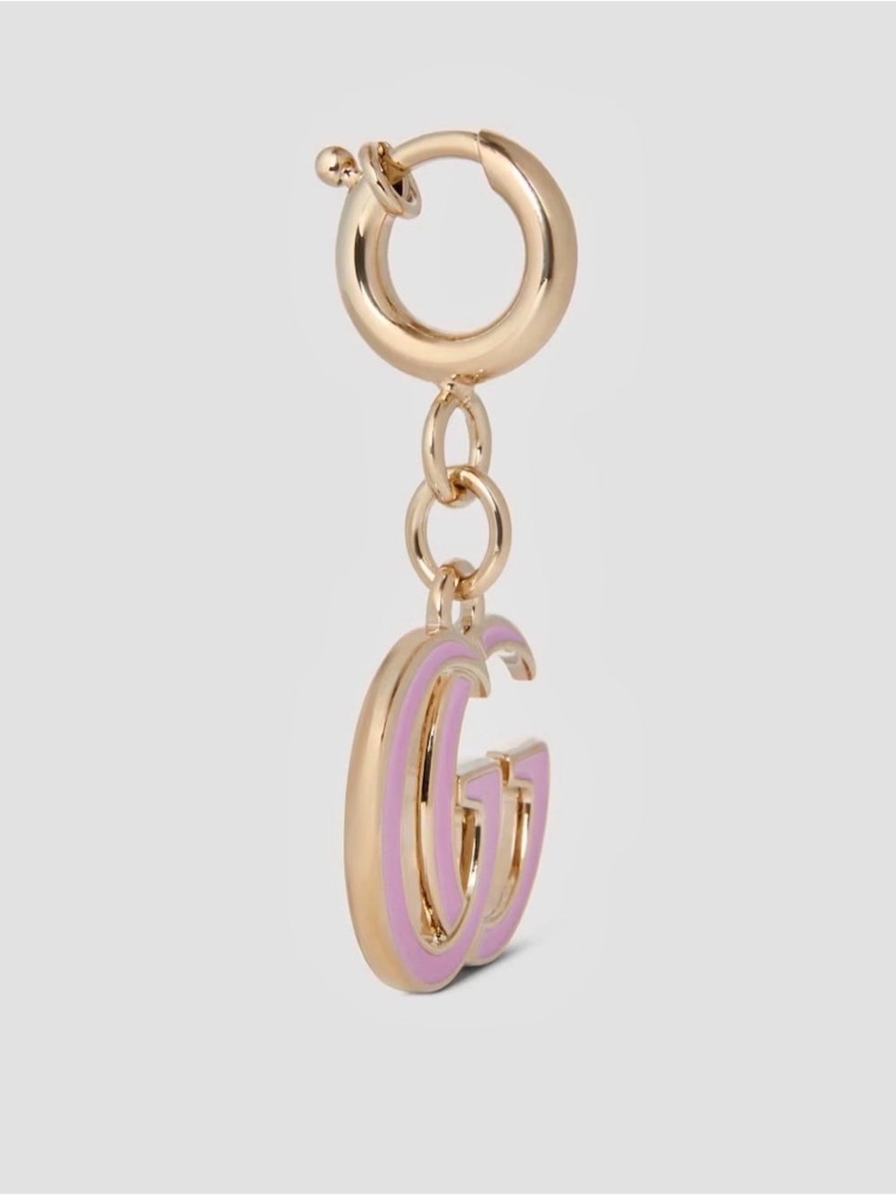 Gucci Pink Enamel GG Bag charm from the pre fall collection 2025 NWOT - Picture 3 of 7